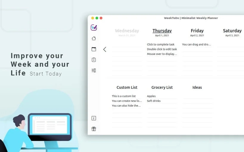 WeekToDo screenshot 2 of 4