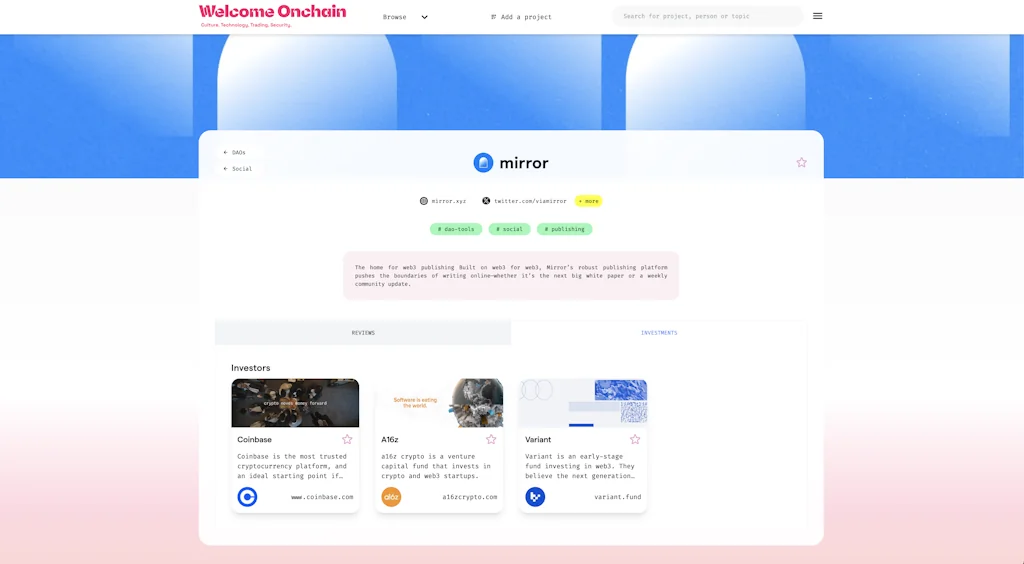 Welcome onchain screenshot 3 of 3