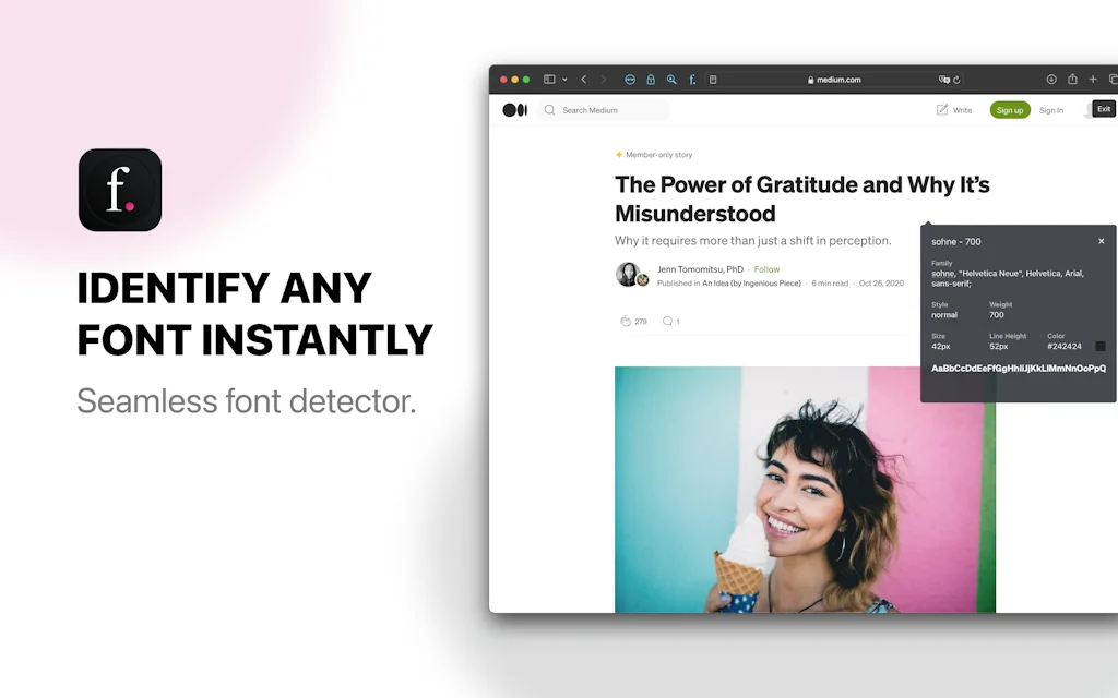 What Font for Safari screenshot 1 of 4