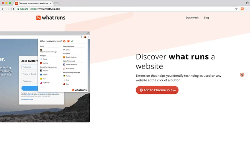 WhatRuns screenshot 1 of 3