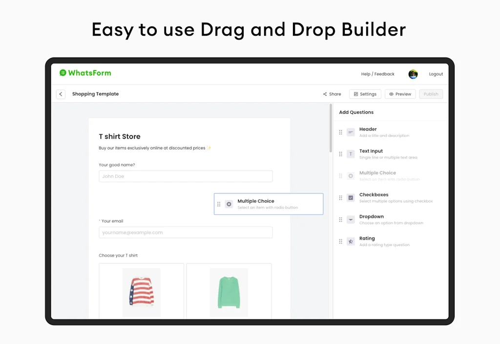 WhatsForm screenshot 3 of 6