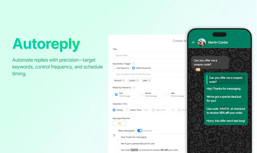 WhatsHook screenshot 1 of 4