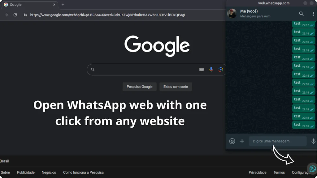 WhatsPopUp screenshot 1 of 2