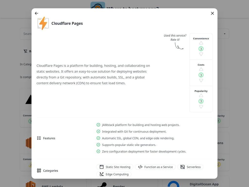 Where to host my app? screenshot 4 of 4