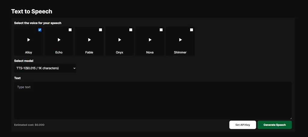 WhisperUI - Text to Speech screenshot 2 of 2