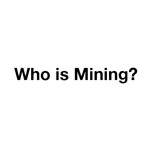 Who is mining? logo