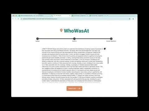 WhoWasAt screenshot 5 of 5