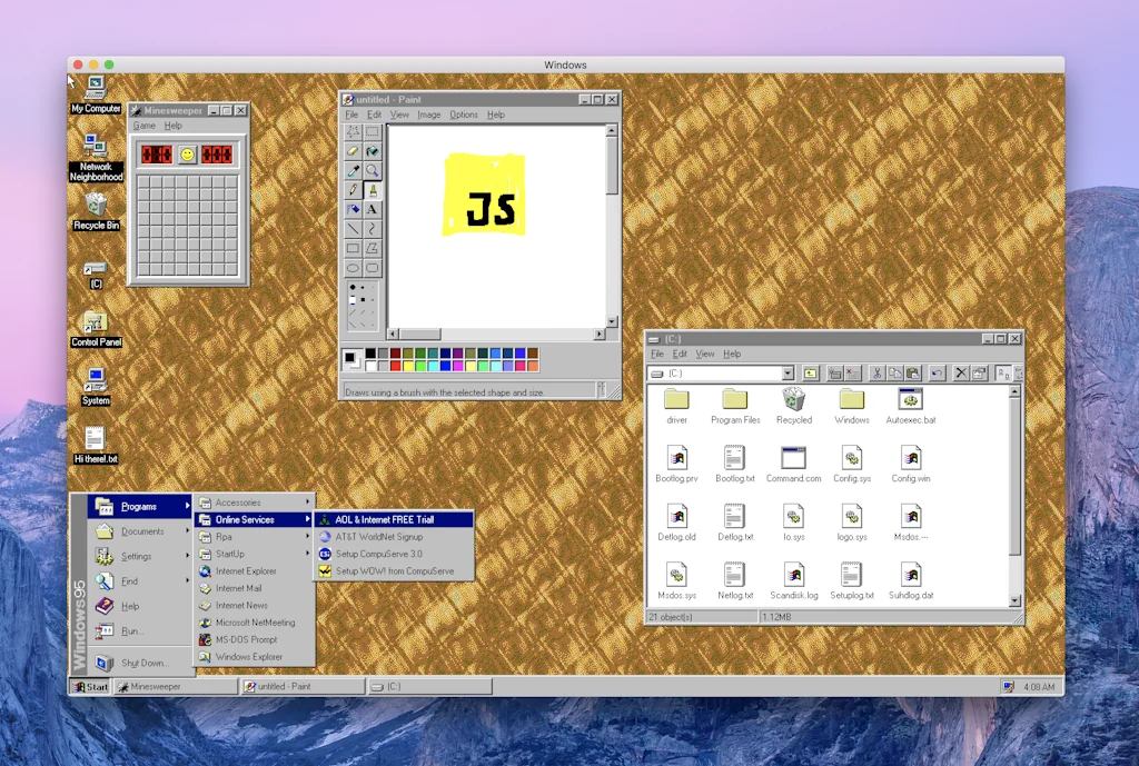 Windows 95 screenshot 1 of 2