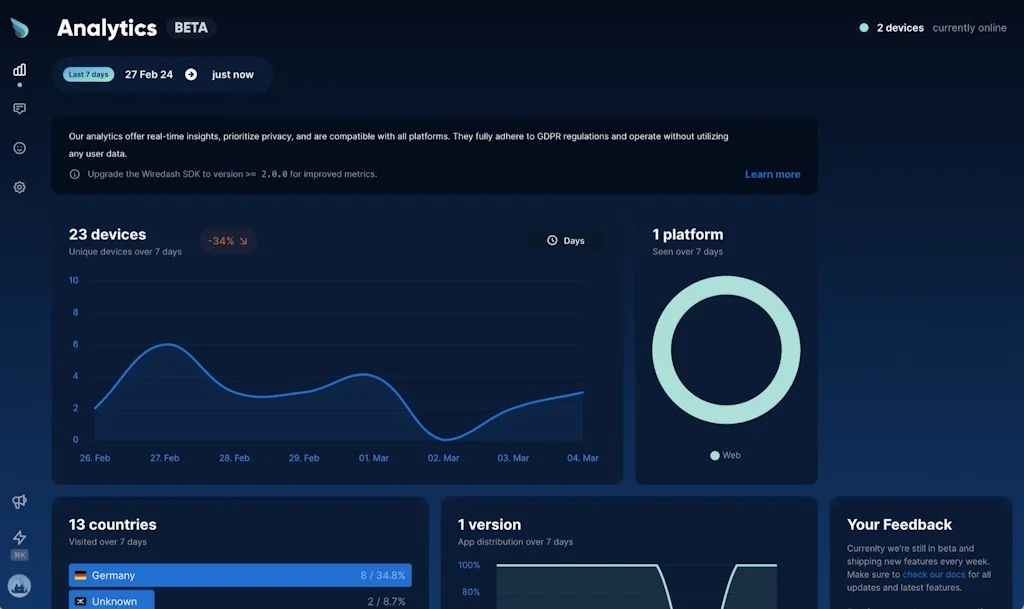 Wiredash screenshot 2 of 5