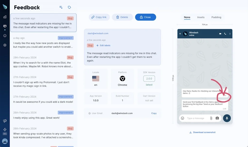 Wiredash screenshot 3 of 5