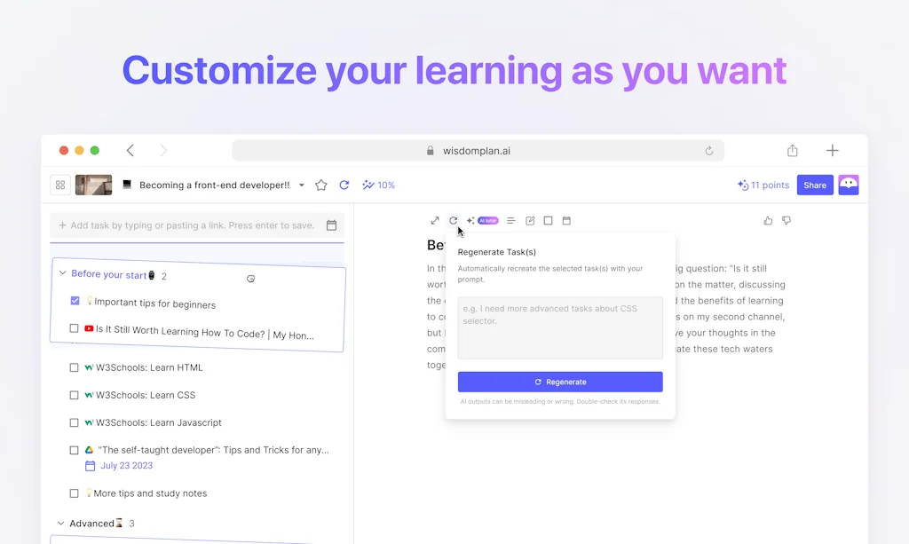 WisdomPlan screenshot 2 of 3