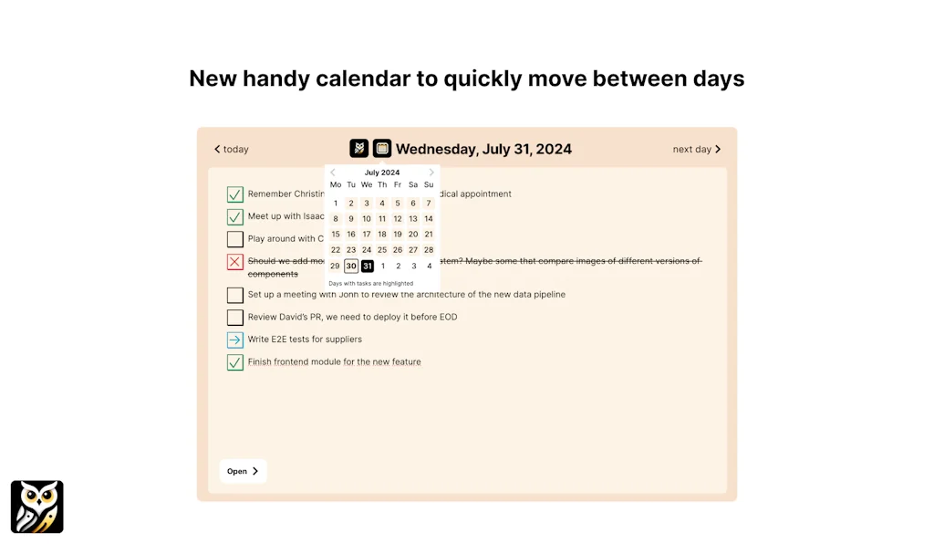 Wise owl screenshot 2 of 3