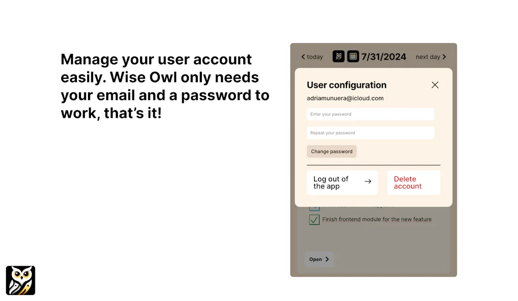 Wise owl screenshot 3 of 3