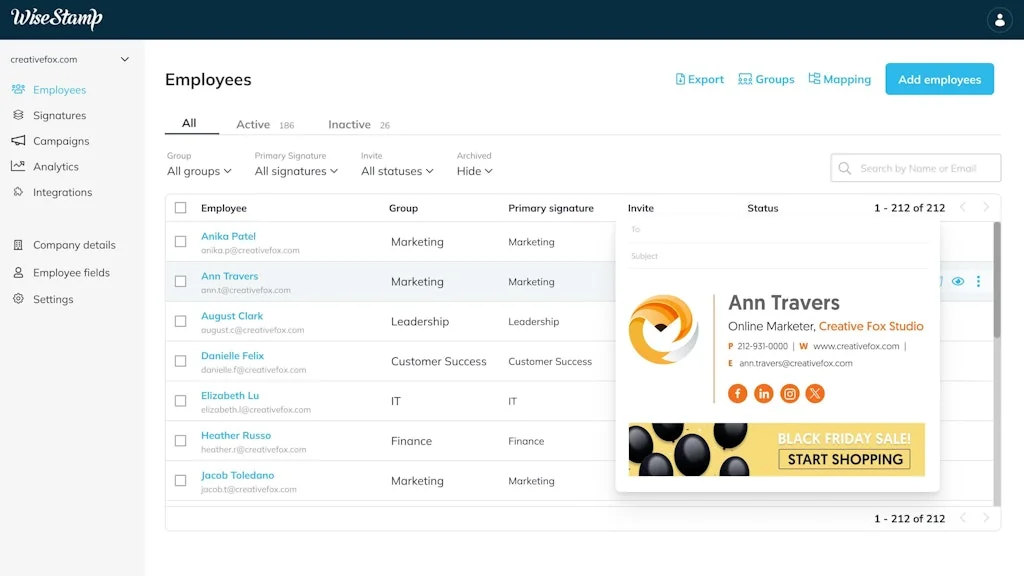 WiseStamp screenshot 1 of 3