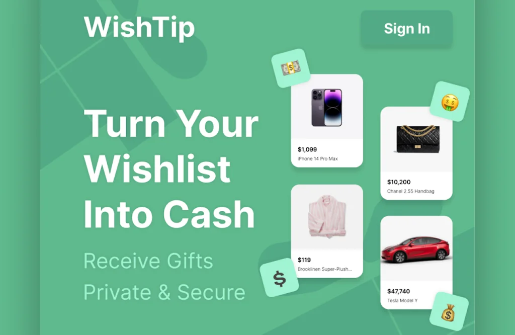 WishTip screenshot 1 of 3