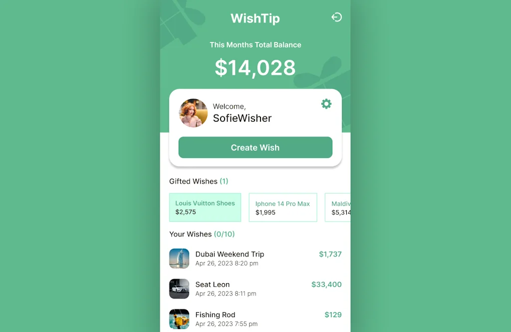 WishTip screenshot 2 of 3