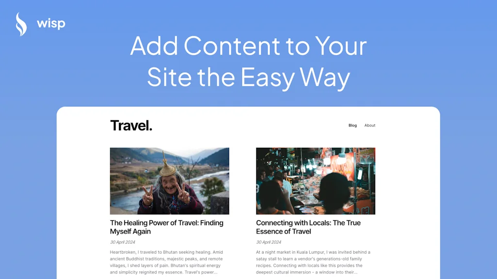 Wisp CMS screenshot 1 of 5