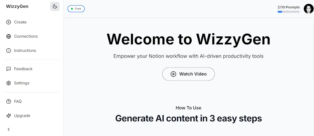WizzyGen screenshot 1 of 5