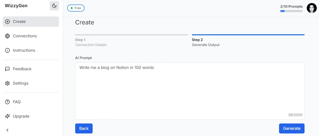 WizzyGen screenshot 3 of 5