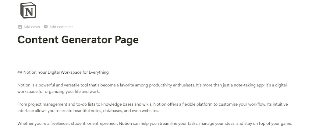 WizzyGen screenshot 4 of 5