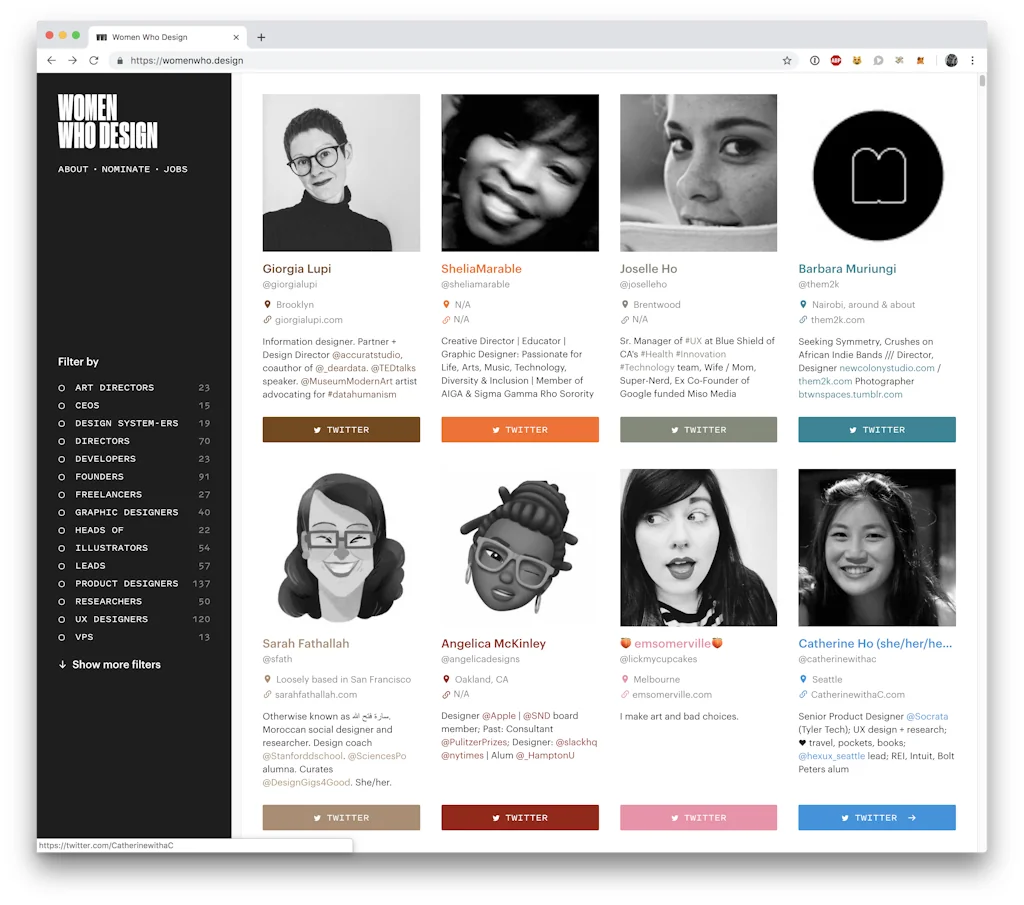 Women Who Design screenshot 1 of 2