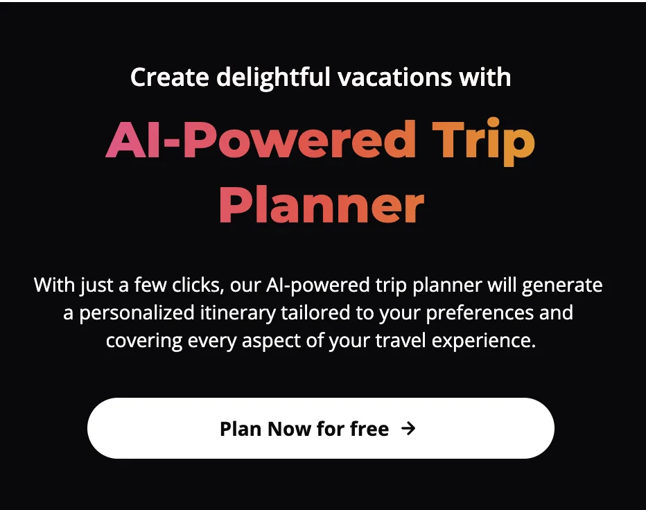 Wonderplan.ai screenshot 1 of 3