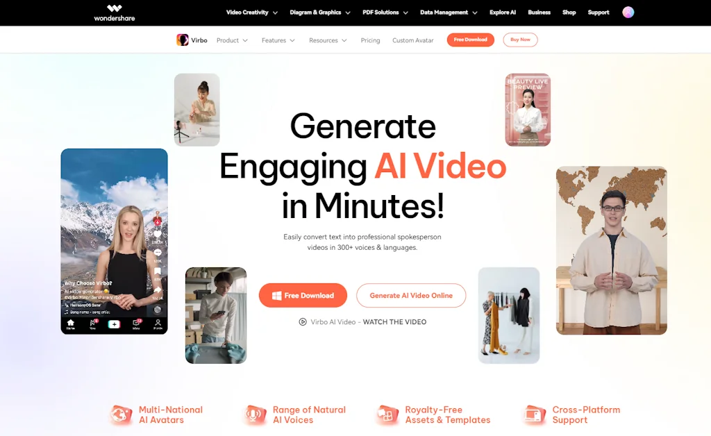 Wondershare Virbo screenshot 1 of 4
