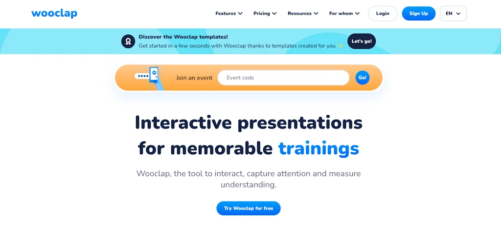 Wooclap screenshot 1 of 3