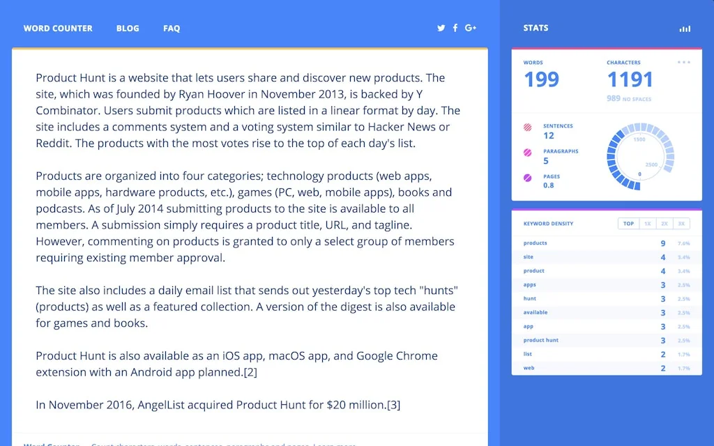 Word Counter screenshot 2 of 2