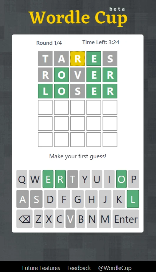 WordleCup.io screenshot 2 of 3