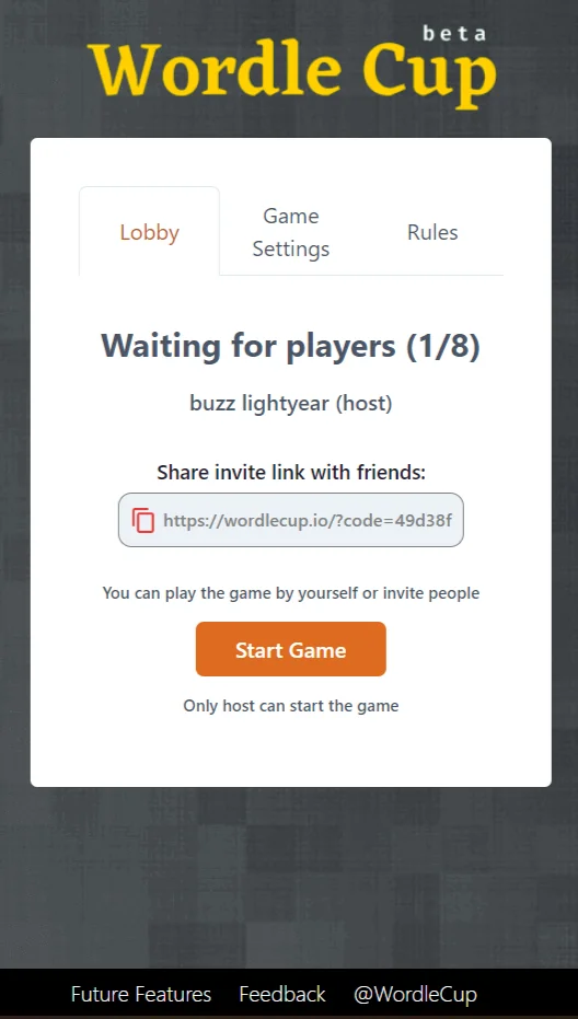 WordleCup.io screenshot 3 of 3