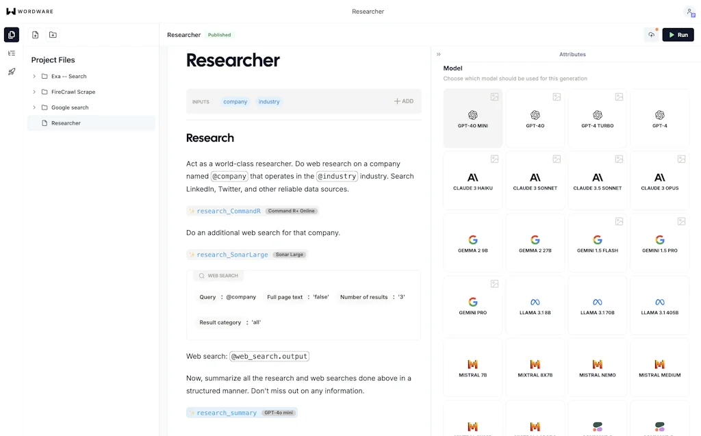 Wordware screenshot 3 of 6