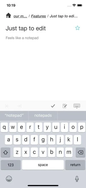 WorkFlowy screenshot 2 of 5