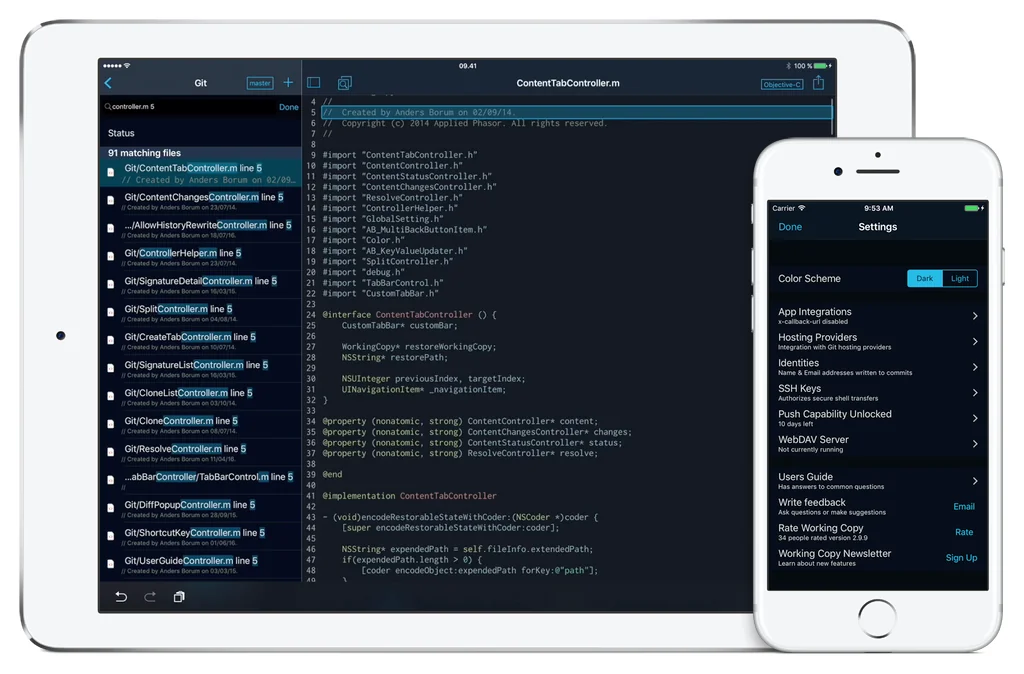 Working Copy screenshot 1 of 2