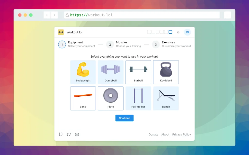 Workout.lol screenshot 3 of 6