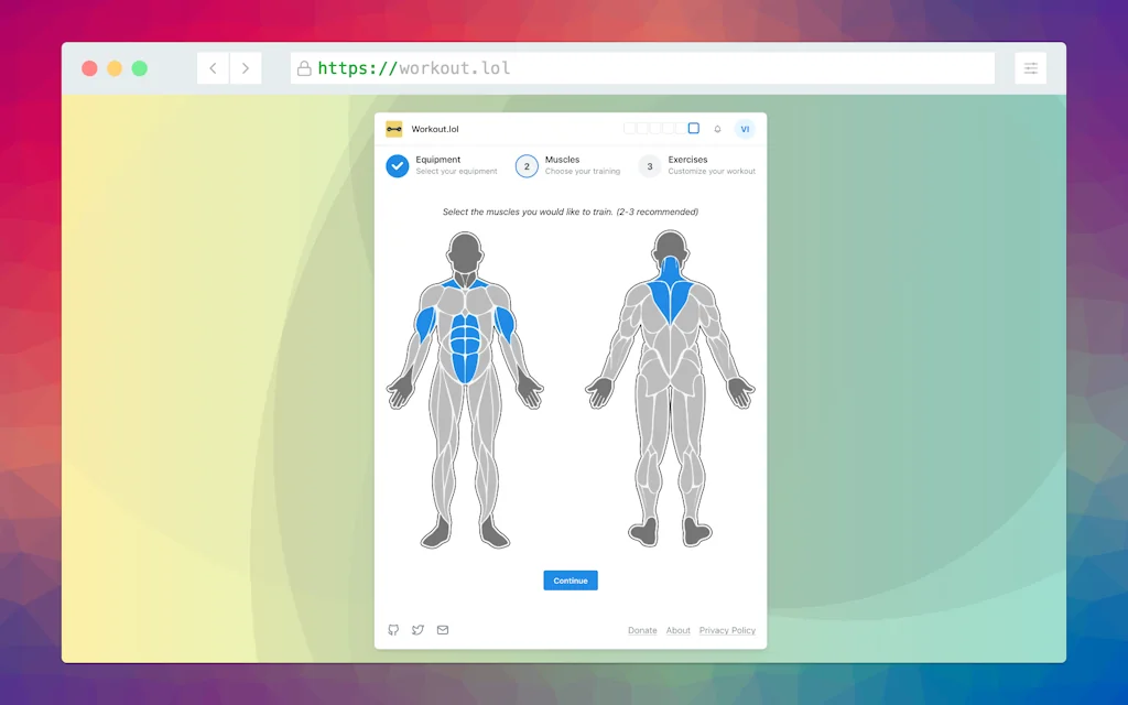 Workout.lol screenshot 4 of 6