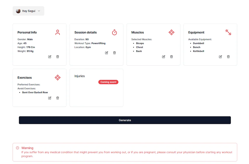 Workout Tools screenshot 2 of 3