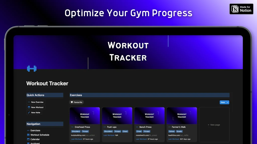 Workout Tracker screenshot 2 of 3
