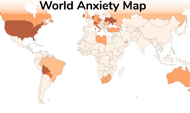 World Anxiety Map screenshot 1 of 2