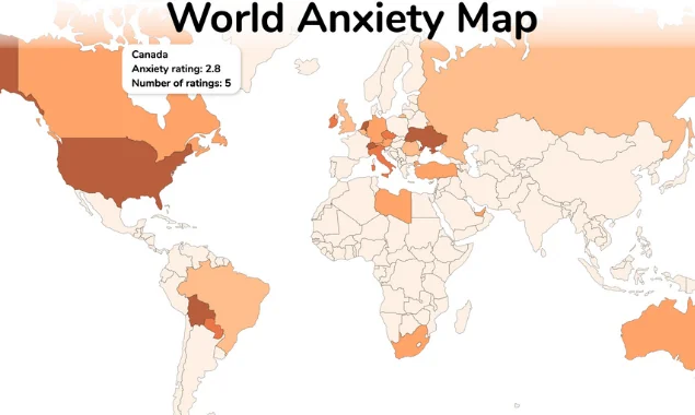 World Anxiety Map screenshot 2 of 2