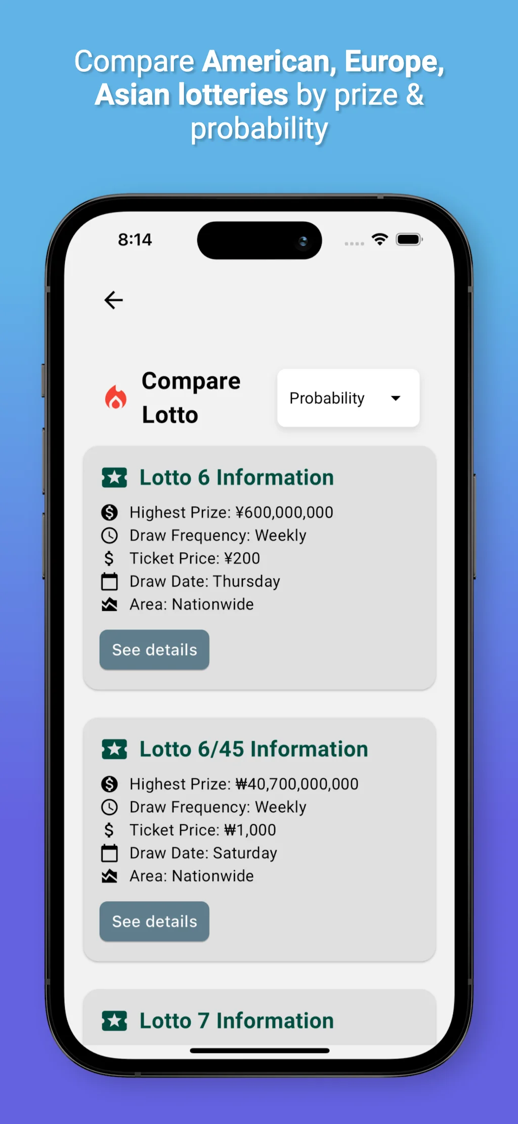 World Lotto screenshot 4 of 6