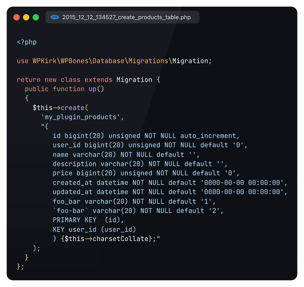WP Bones screenshot 3 of 3