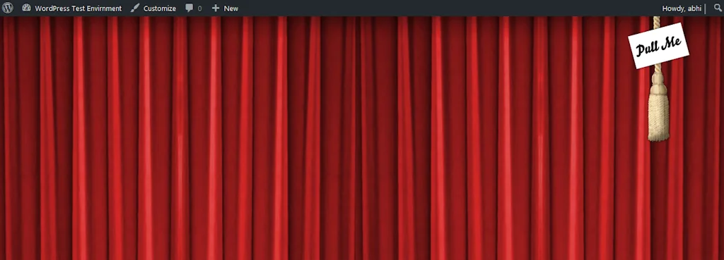 WP Curtain Raiser screenshot 3 of 3