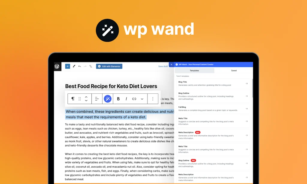 WP Wand screenshot 2 of 4