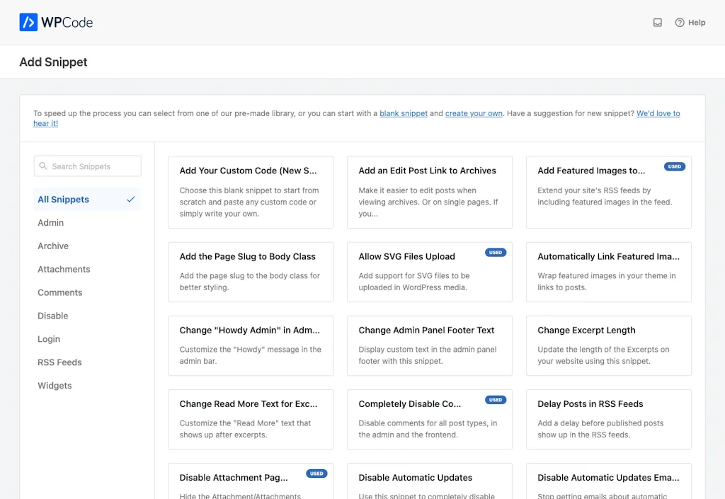 WPCode screenshot 5 of 11