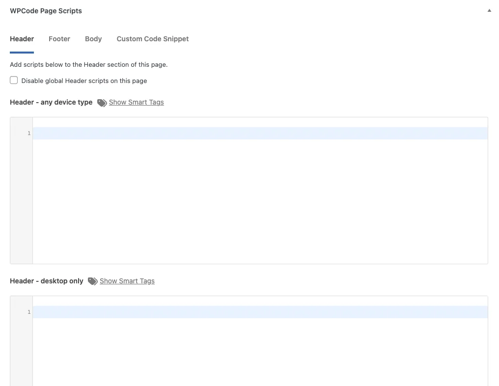 WPCode screenshot 6 of 11