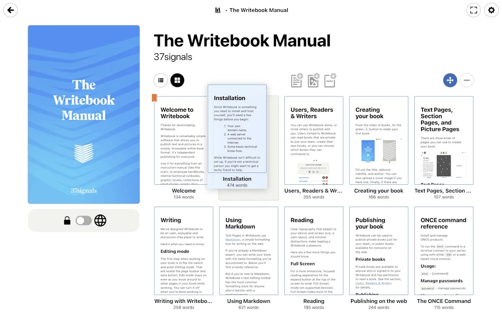 Writebook screenshot 3 of 6