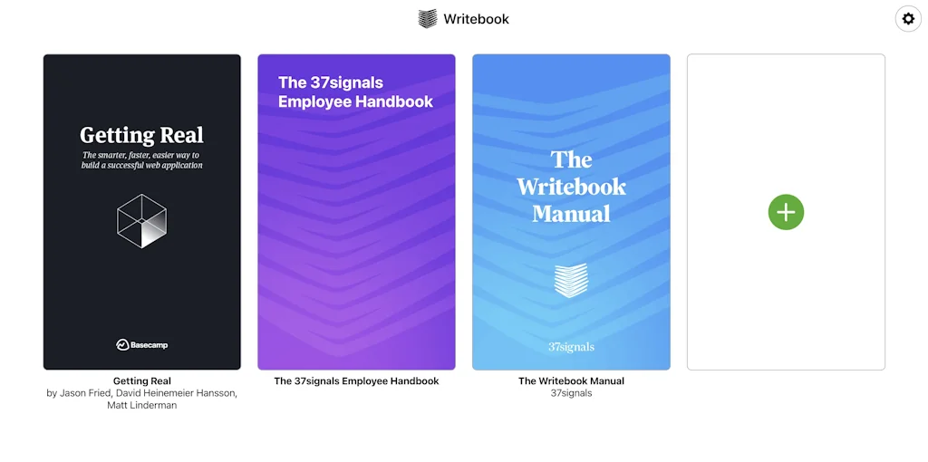 Writebook screenshot 5 of 6