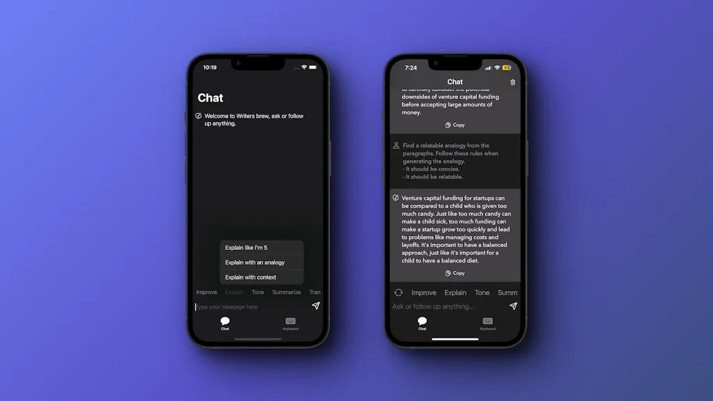 Writers brew AI screenshot 3 of 10