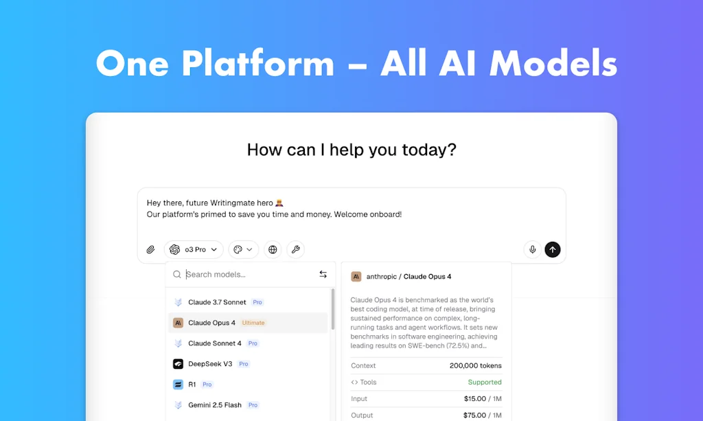 Writingmate.ai screenshot 4 of 4